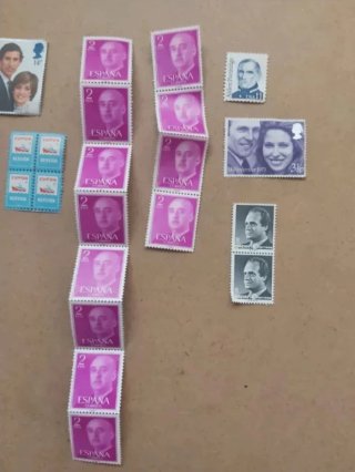 Lote sellos antiguos sin cuñar