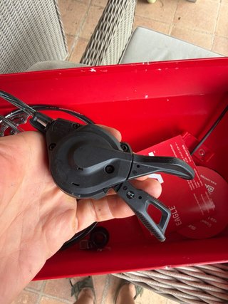 Cassette Shimano SLX pulsador desviador y cadena