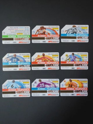 Collezione 30 Schede Telefoniche Calcio Panini