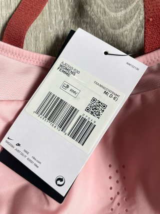 Sujetador deportivo Nike mujer rosa