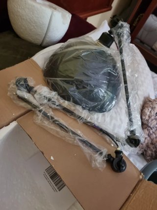Lámpara Negra y Blanca,