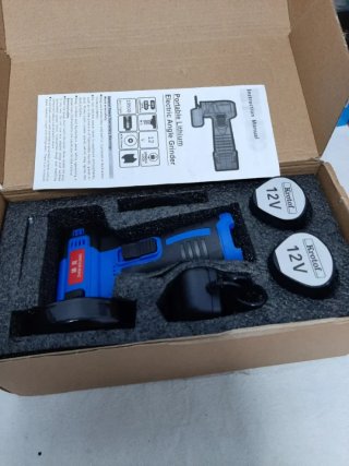 Mini Radial Portátil Eléctrica con 2 baterías