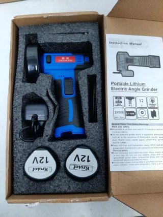 Mini Radial Portátil Eléctrica con 2 baterías