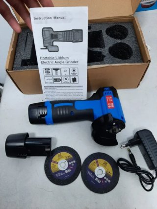 Mini Radial Portátil Eléctrica con 2 baterías