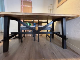 Tavolo da pranzo SKOGSTA IKEA e 4 sedie Nordviken