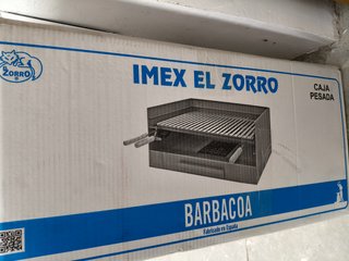 Barbacoa NUEVA Parrilla Inox 72x40x32 cm