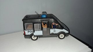 Playmobil Policía: 2 coches y helicóptero