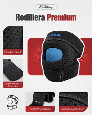 Rodillera ajustable con gel soporte