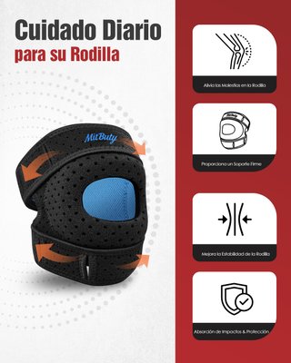 Rodillera ajustable con gel soporte