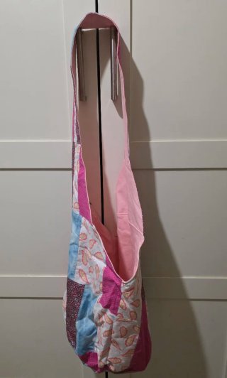 Bolso patchwork hecho a mano