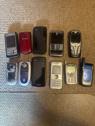 Lote móviles antiguos LG, Nokia, Samsung