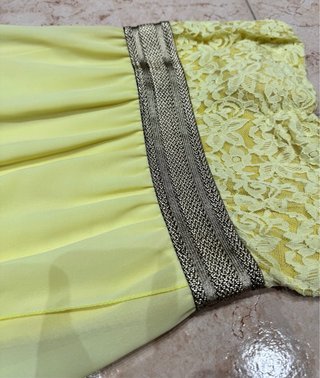 Abito da cerimonia giallo