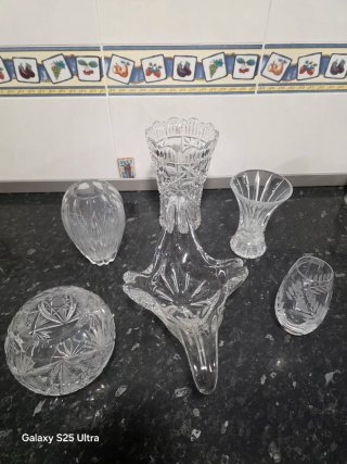 Lote Cristal Tallado Elegancia Brillo Distinción