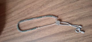 Pulsera Swarovski Verde y Blanca