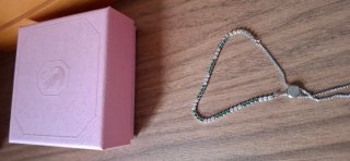 Pulsera Swarovski Verde y Blanca