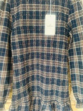 Vestido Springfield cuadros talla M