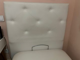 Canapé polipiel blanco