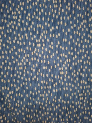 Vestido Mango lunares azul y blanco