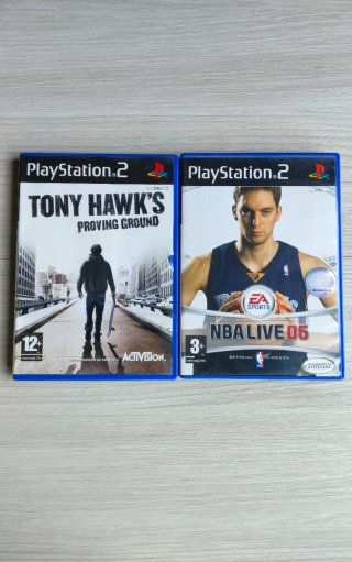 2 Juegos PS2: Tony Hawk's + NBA Live 06