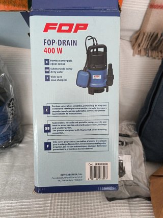 Bomba de agua FOP FOP-DRAIN 400 W