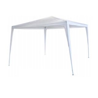 Carpa blanca de tela y plástico