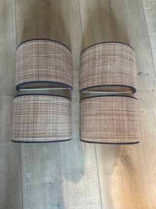 4 Apliques La Redoute Ratán Beige