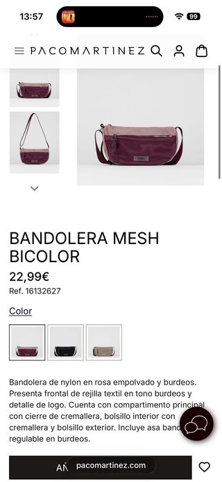 Bolso bandolera Paco Martinez