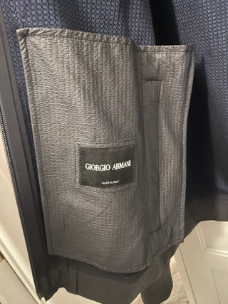 Giacca uomo Giorgio Armani nera