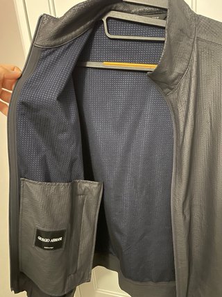 Giacca uomo Giorgio Armani nera