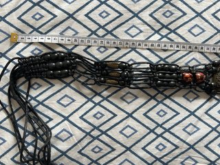 Cinturón artesanal estilo Bohemio.
