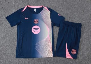 Equipación Fútbol  Azul y Rosa Talla XL de adulto
