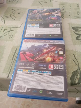 Pack 2 juegos PS4: Call of Duty & Battlefield 1