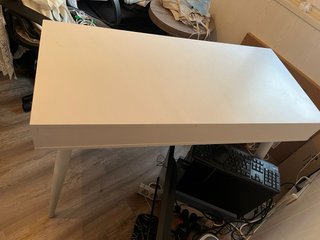 Escritorio Nórdico Blanco 3 Cajones