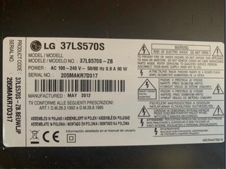 Televisor LG 37 pulgadas