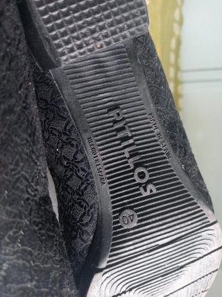 Zapatos Pitillos Negros Talla 40