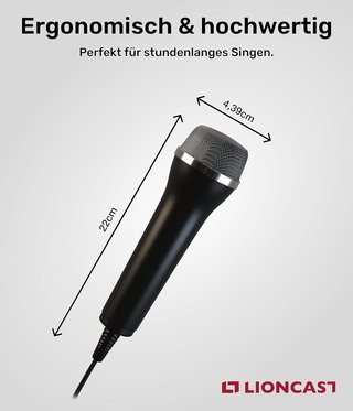Lioncast micrófono karaoke USB consolas