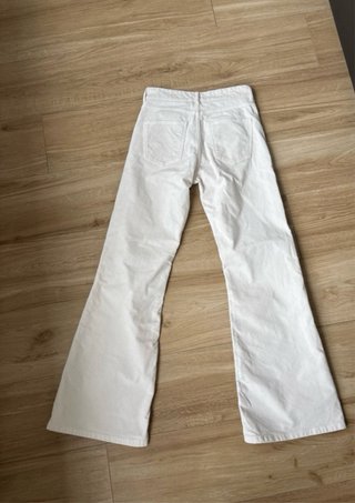 Pantalón flare Pepe Jeans blanco