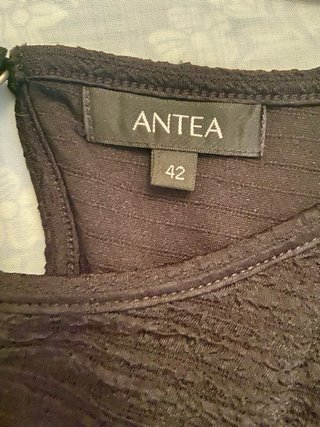 Camiseta ANTEA negra manga 3/4 talla 42