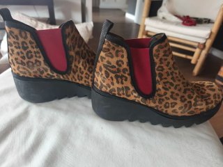 Botas leopardo Fly London plataforma