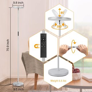 Lampada da terra LED OUTON regolabile