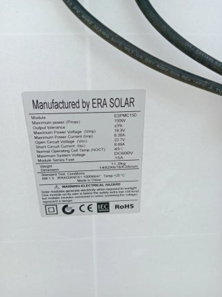 Placa solar con regulador