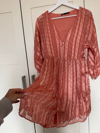 Vestido Zara vaporoso M