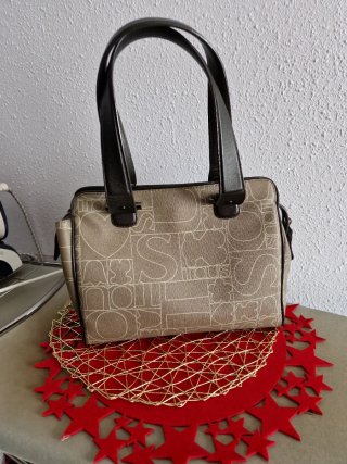 Bolso Tous Piel Beige y Marrón
