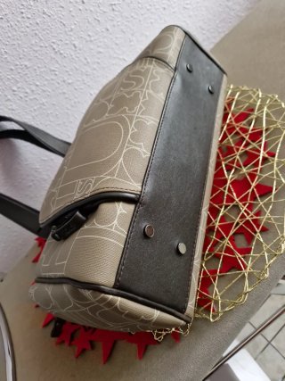 Bolso Tous Piel Beige y Marrón