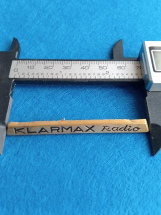 Anagrama Radio Klarmax Dorado/Plateado