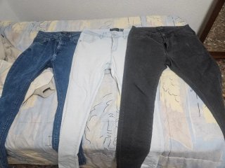 Lote 3 Pantalones Vaqueros Bershka