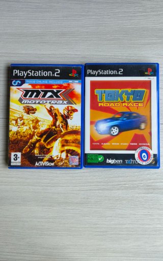 2 Juegos PS2: MX vs. ATV + Tokyo Road Race