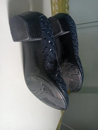 Zapatos Pitillos Talla 40 Azul