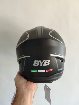 Casco Moto Jet Negro Mate Talla L Unisex