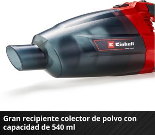 Einhell aspiradora inalámbrica limpieza rápida